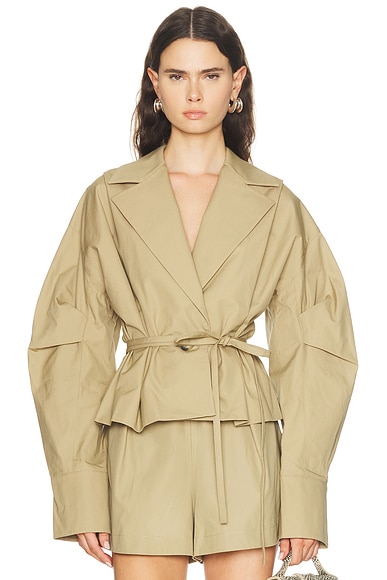 SANS FAFF Milano Jacket in Camel - Tan. M also in L