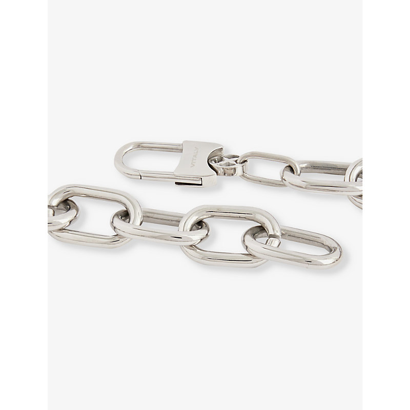 Mens Silver Threshold Stainless-steel Necklace 50cm