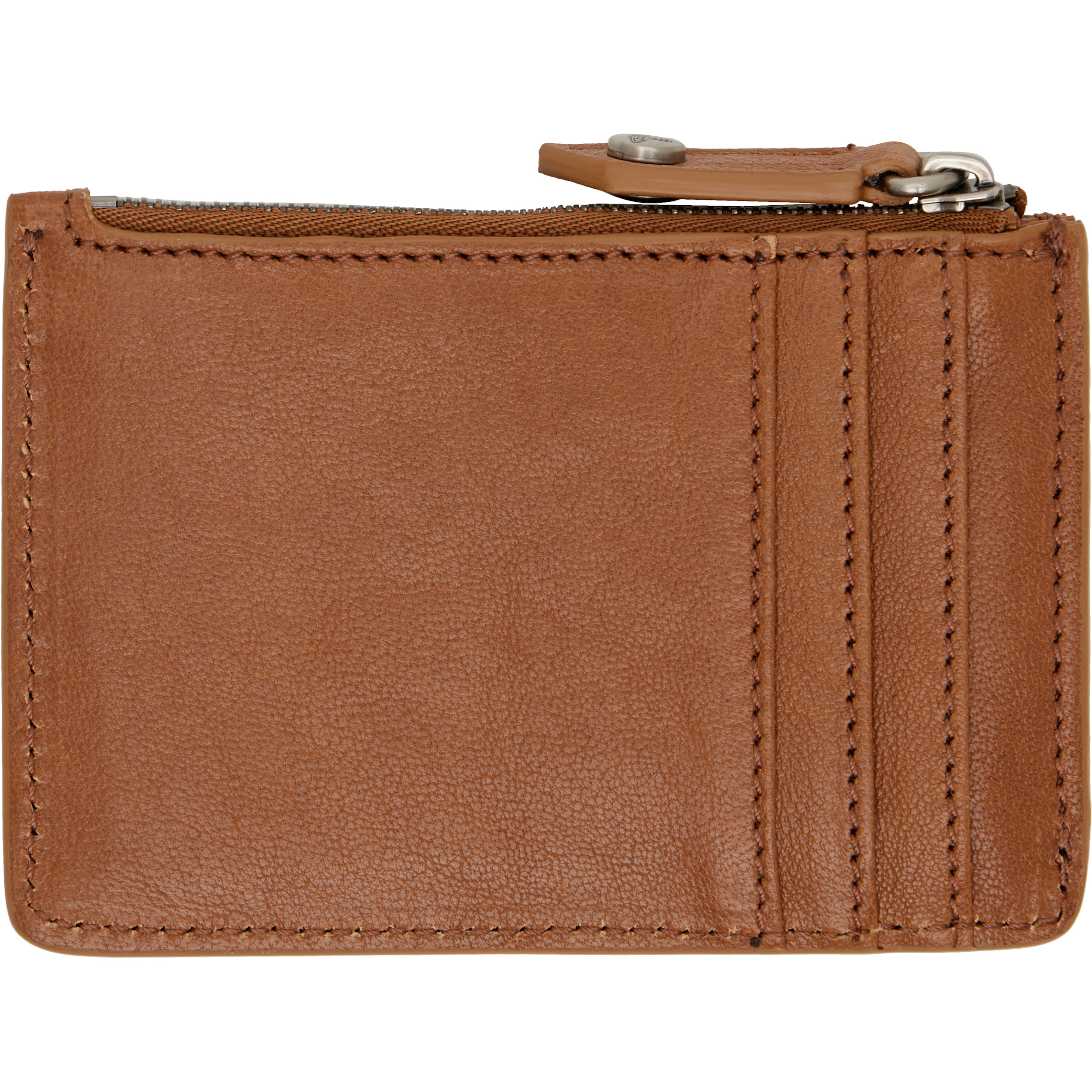 Brown Slim Long Card Holder
