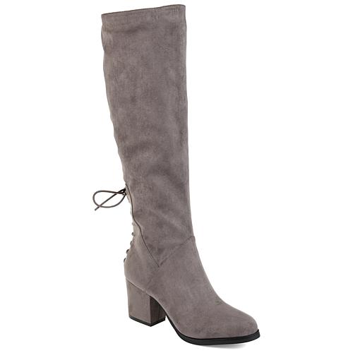 Collection Women's Tru Comfort Foam Extra Wide Calf Leeda Boot - Gray/Grey