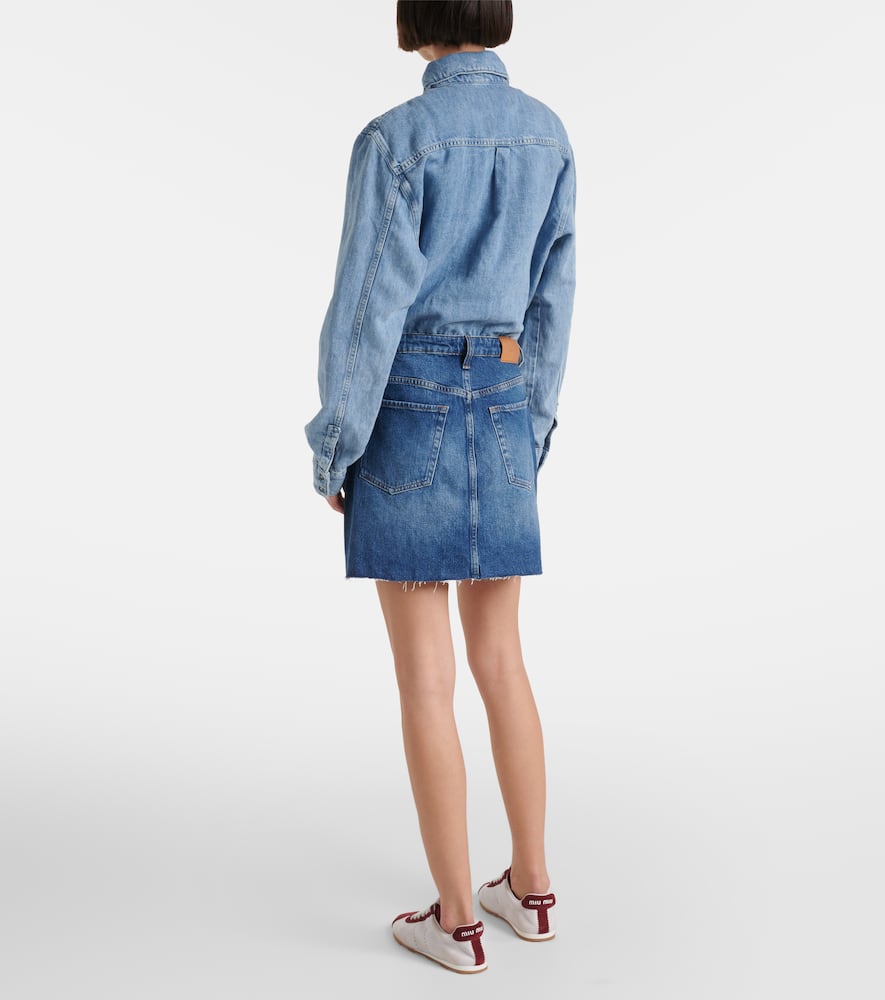 7 For All Mankind Denim minidress