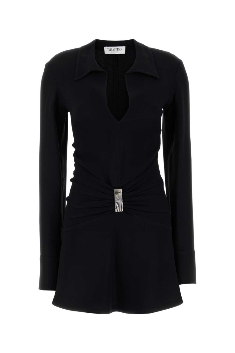 Black Cady Mini Dress