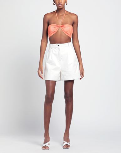 Woman Top Orange Size L Polyester, Viscose, Elastane