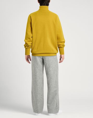 Man Turtleneck Mustard Size 48 Lambswool