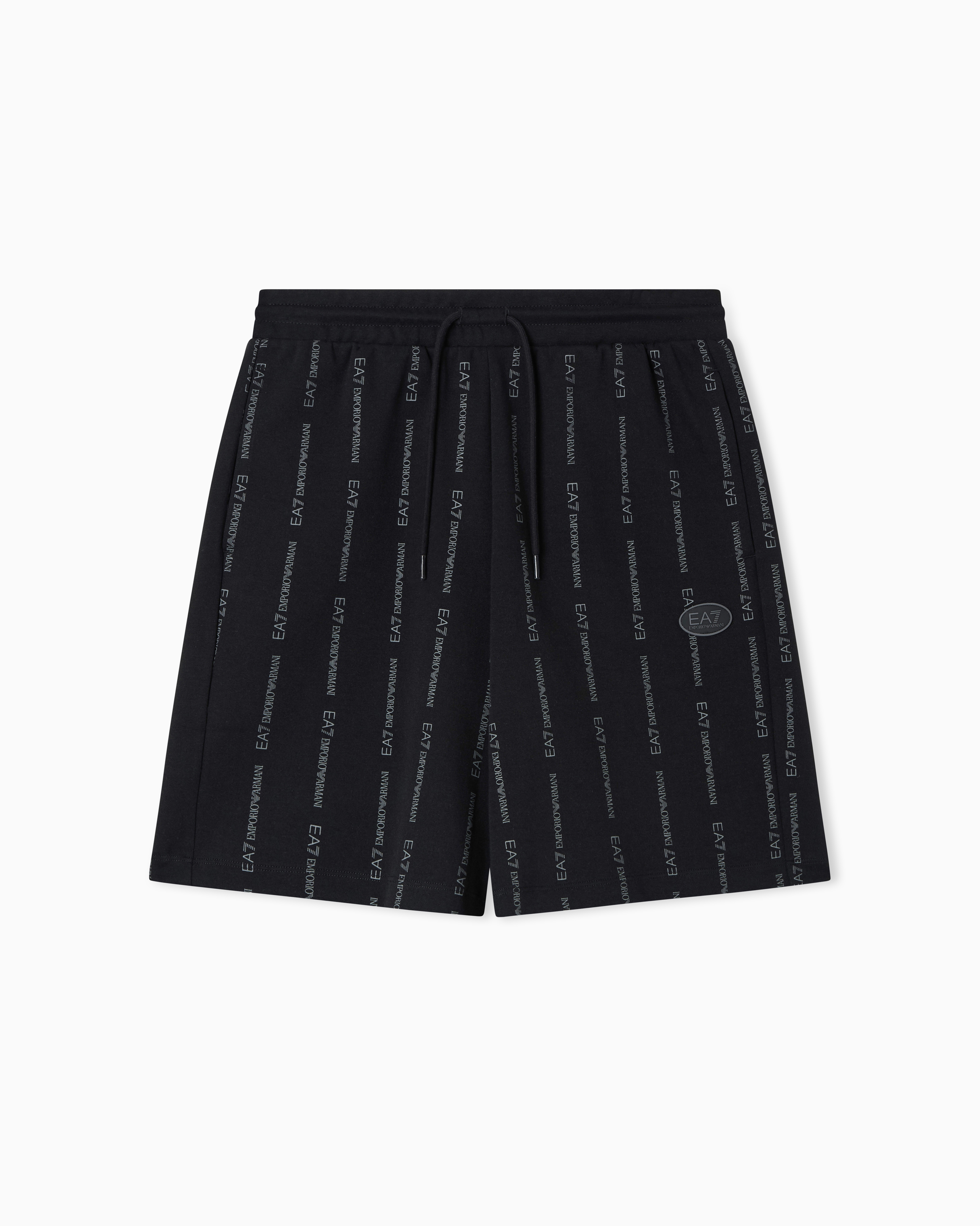Graphic Series cotton-blend Bermuda shorts