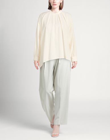 Woman Top Ivory Size 8 Cotton, Cashmere