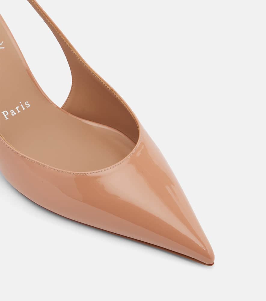 Miss Z 60 patent leather slingback pumps