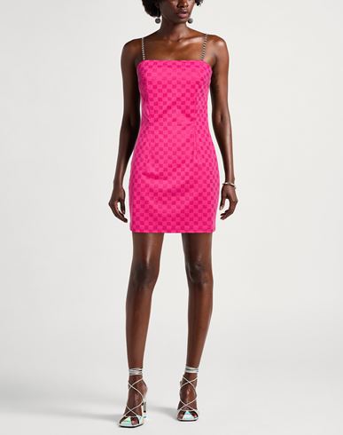 Woman Mini dress Fuchsia Size XS Polyamide, Elastane