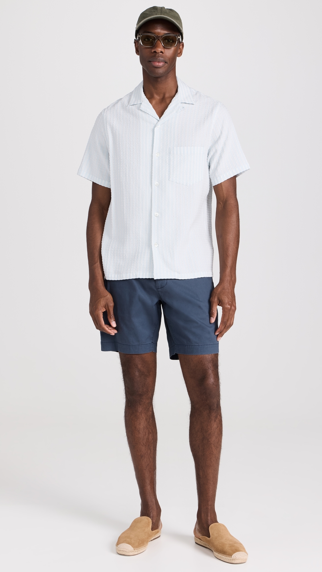 Island Life Shorts 8 Vintage Navy