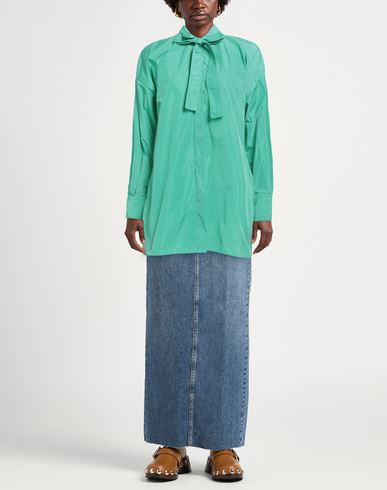 Malìparmi Woman Shirt Green Size 4 Polyester