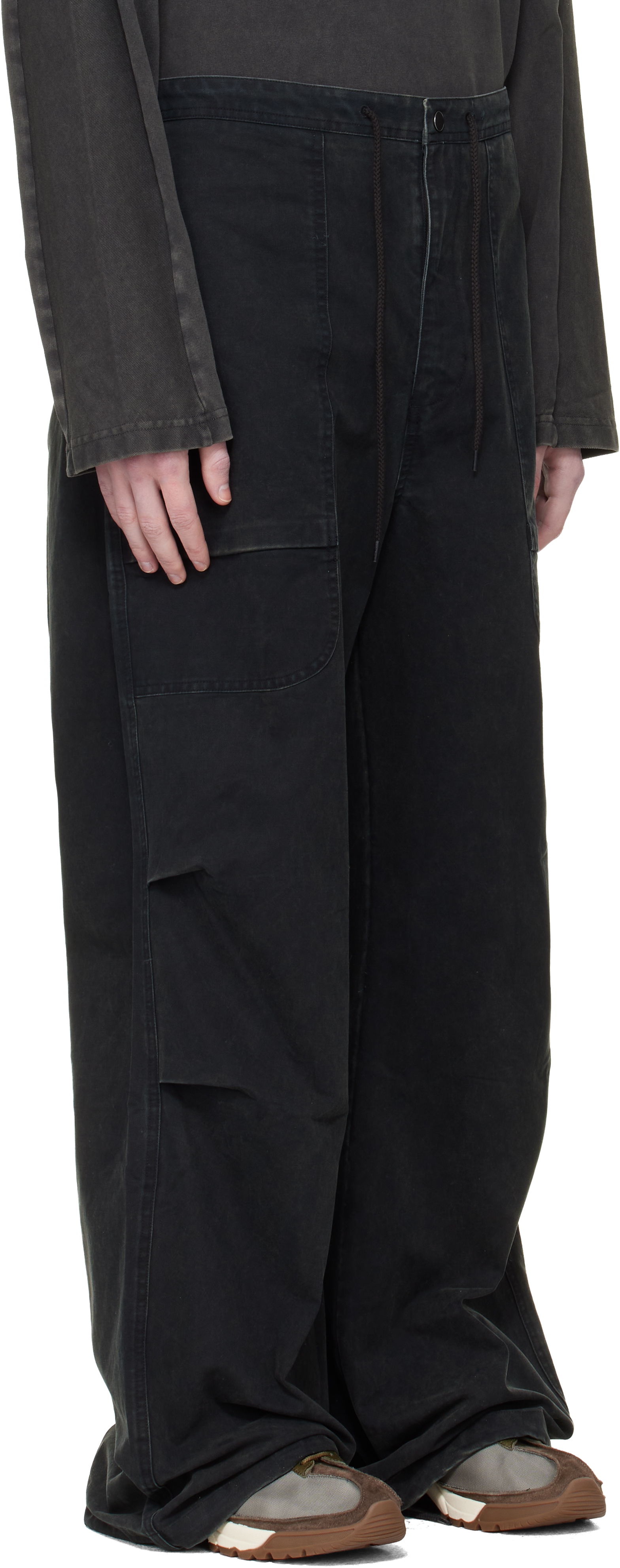 Black Barren Cargo Pants