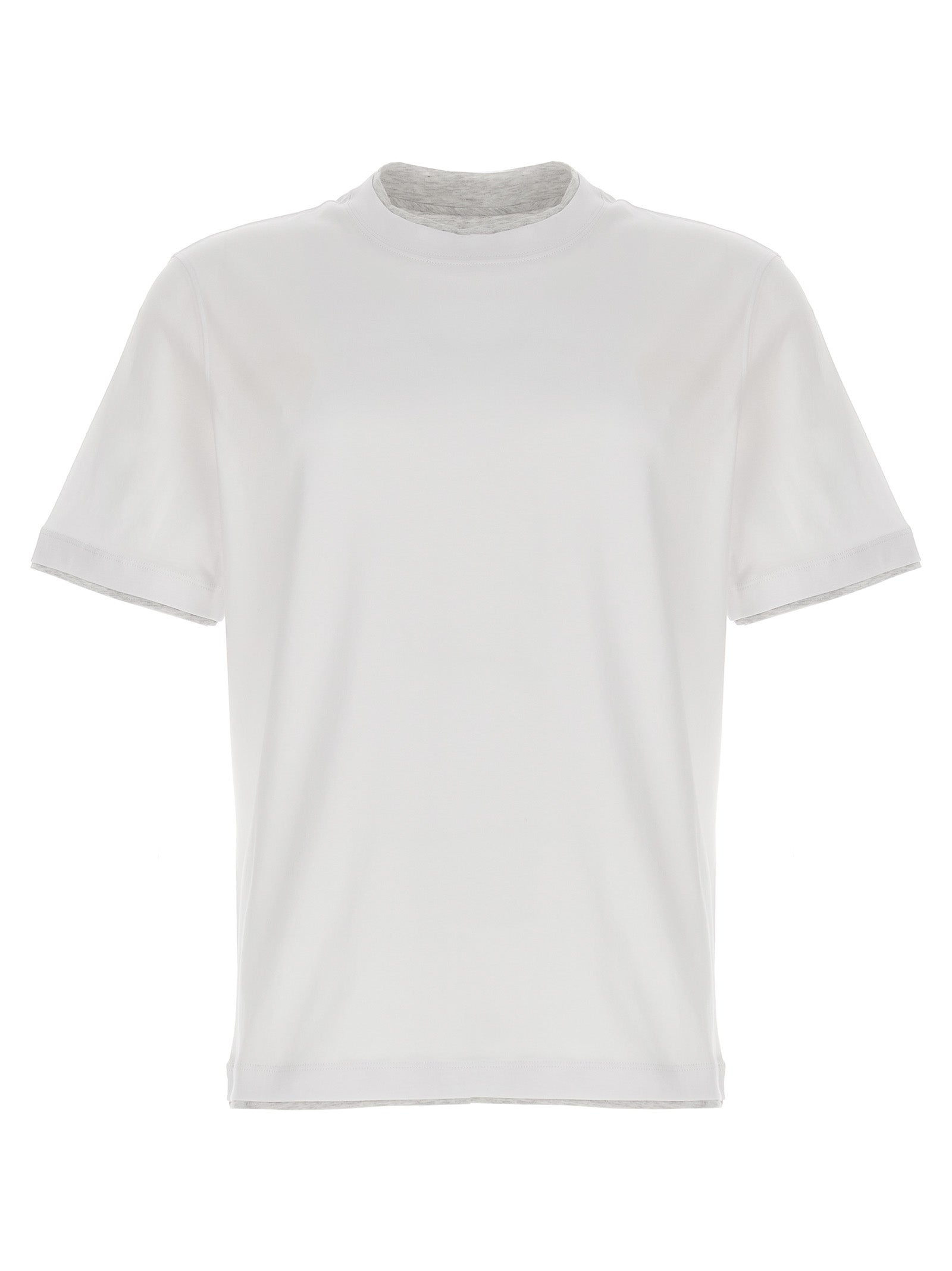 Cotton Crewneck T-Shirt — White