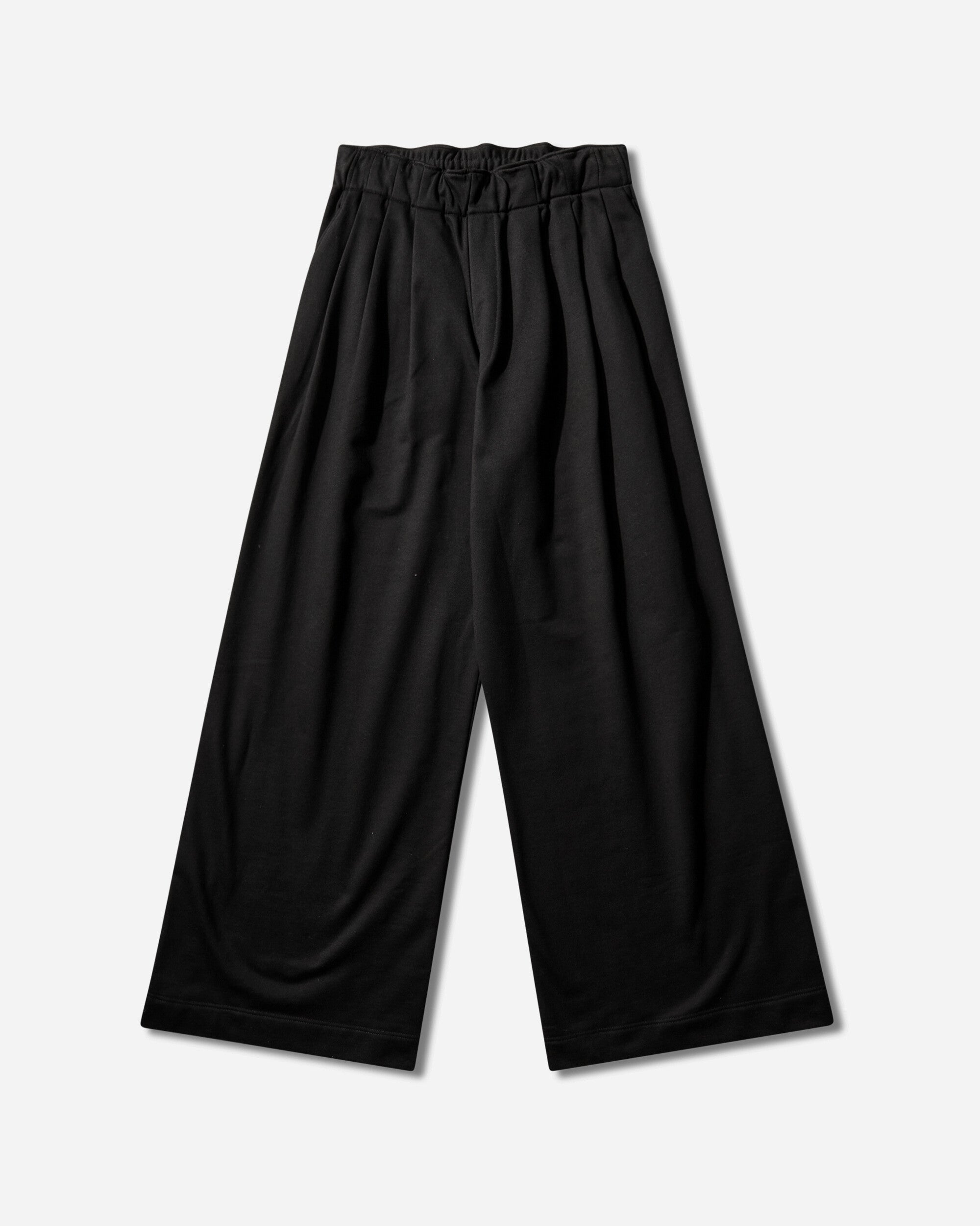 Men s Pleated Sweatpants Black