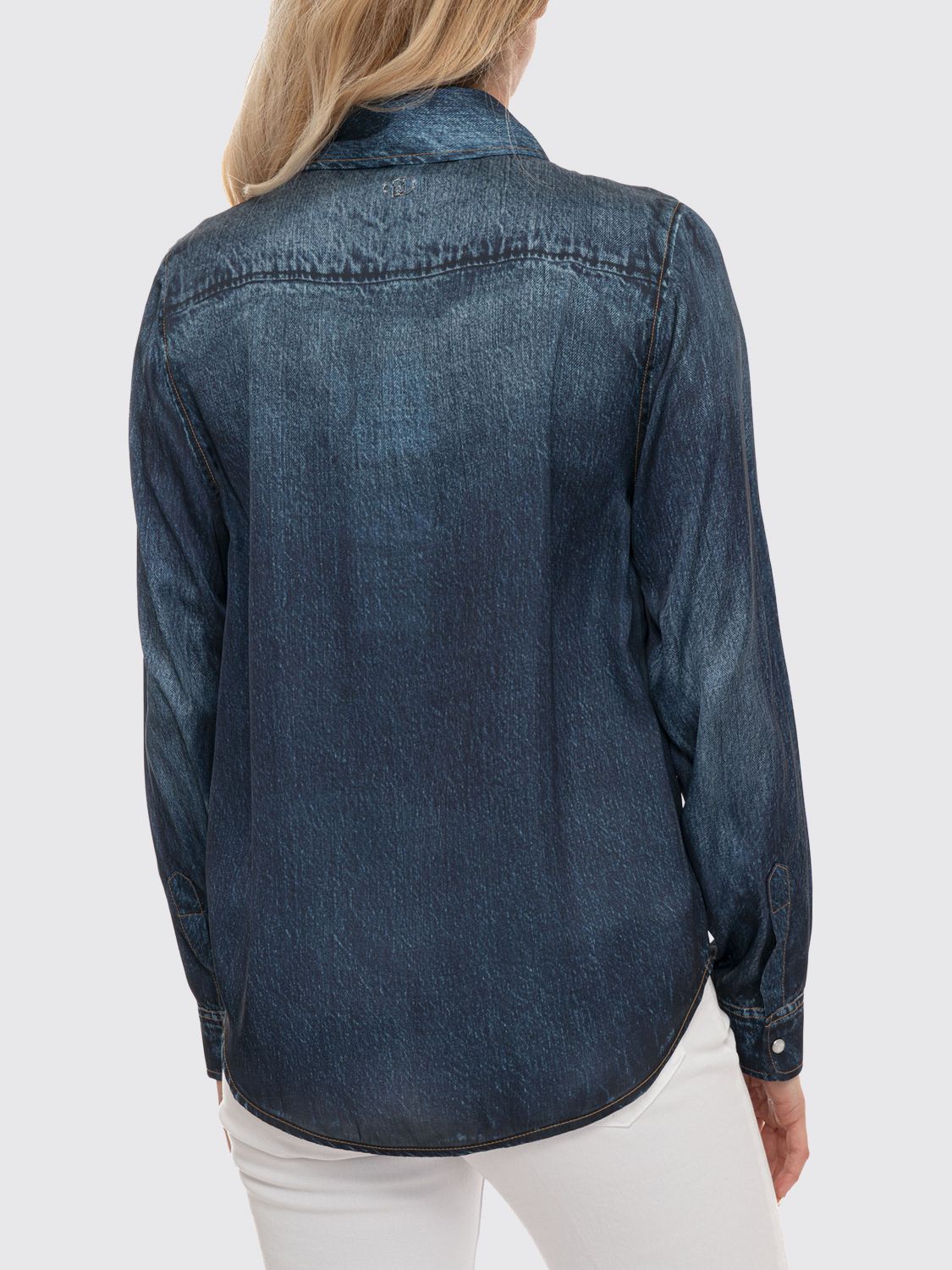 Shirt Woman color Denim