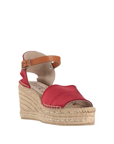 Pedro García Woman Espadrilles Red Size 8 Viscose, Leather