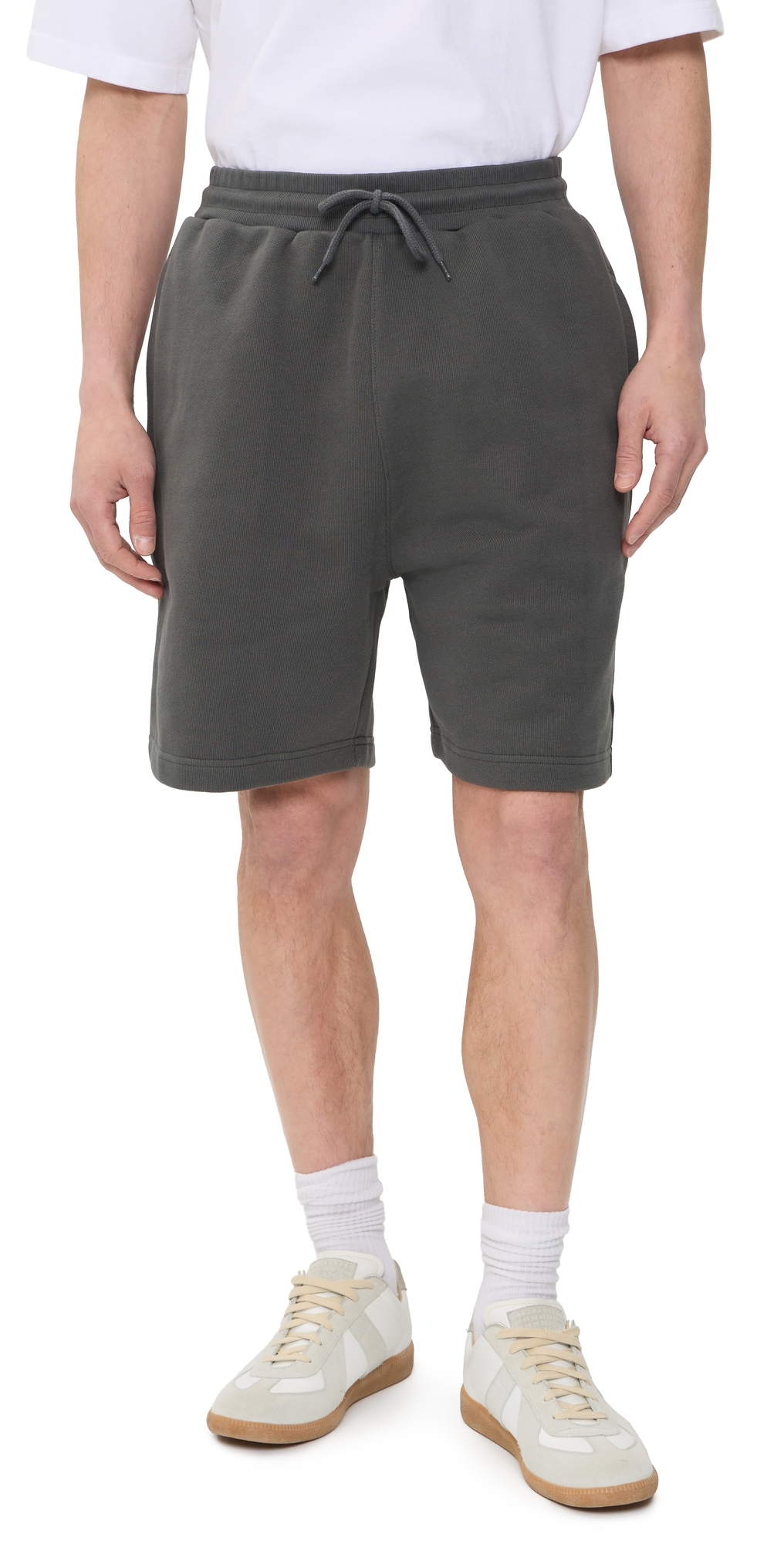 Loopback Shorts Washed Black