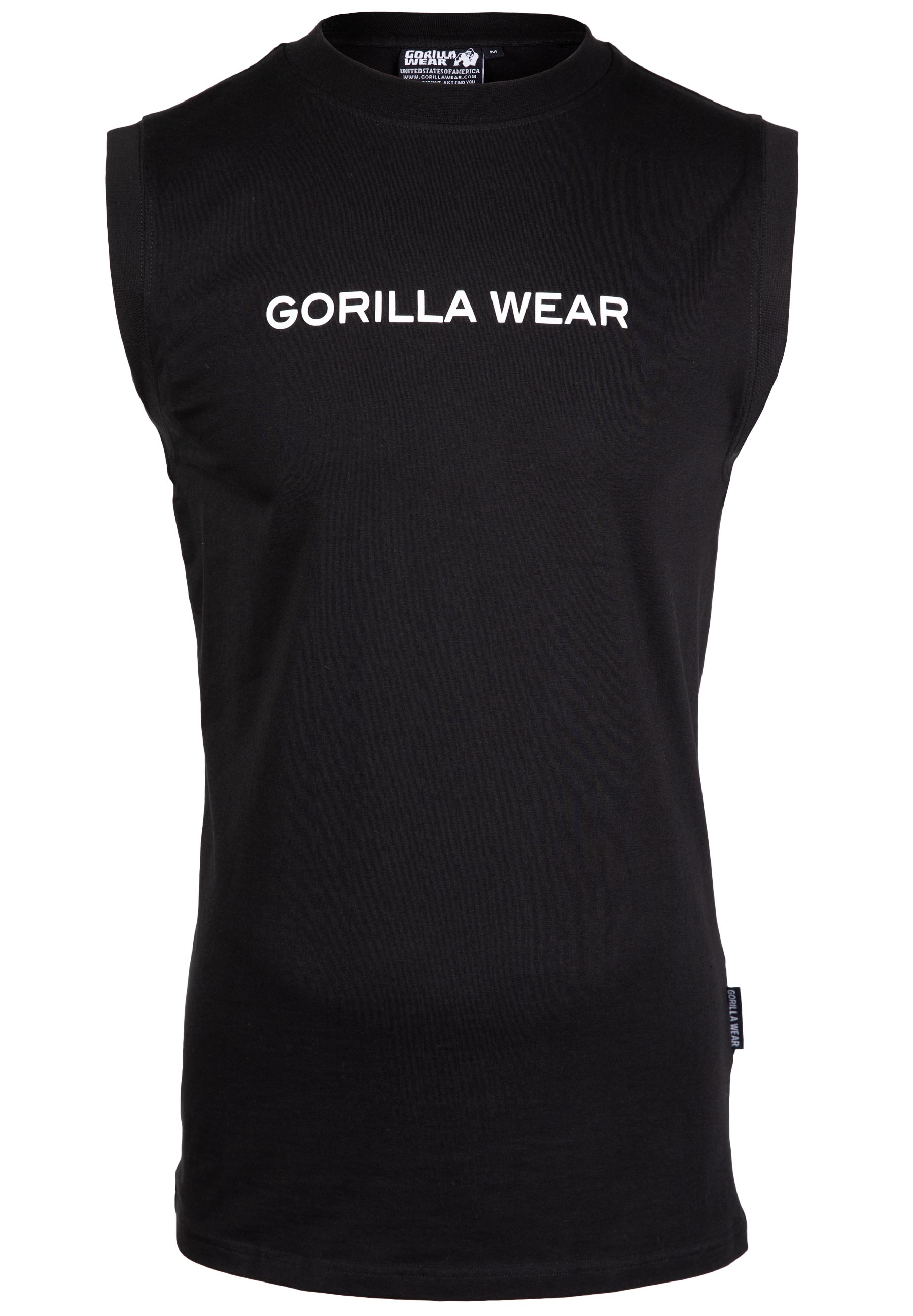 Sorrento Sleeveless T-Shirt - Black