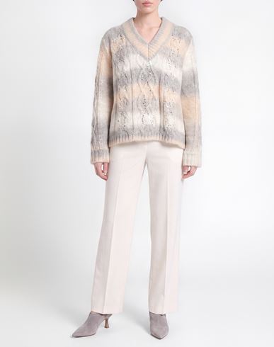 Woman Sweater Light grey Size 12 Alpaca wool, Polyamide, Acrylic
