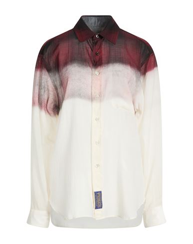 Man Shirt Ivory Size 16 ½ Wool, Polyamide