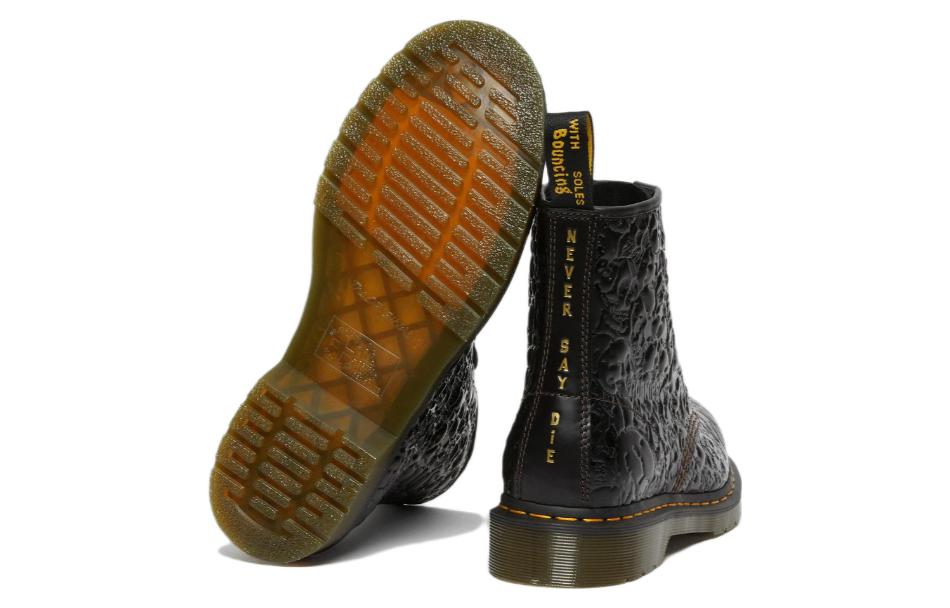 Dr.Martens x Warner Bros 1460 Goonies Emboss Leather Lace Up Boots 'Black'