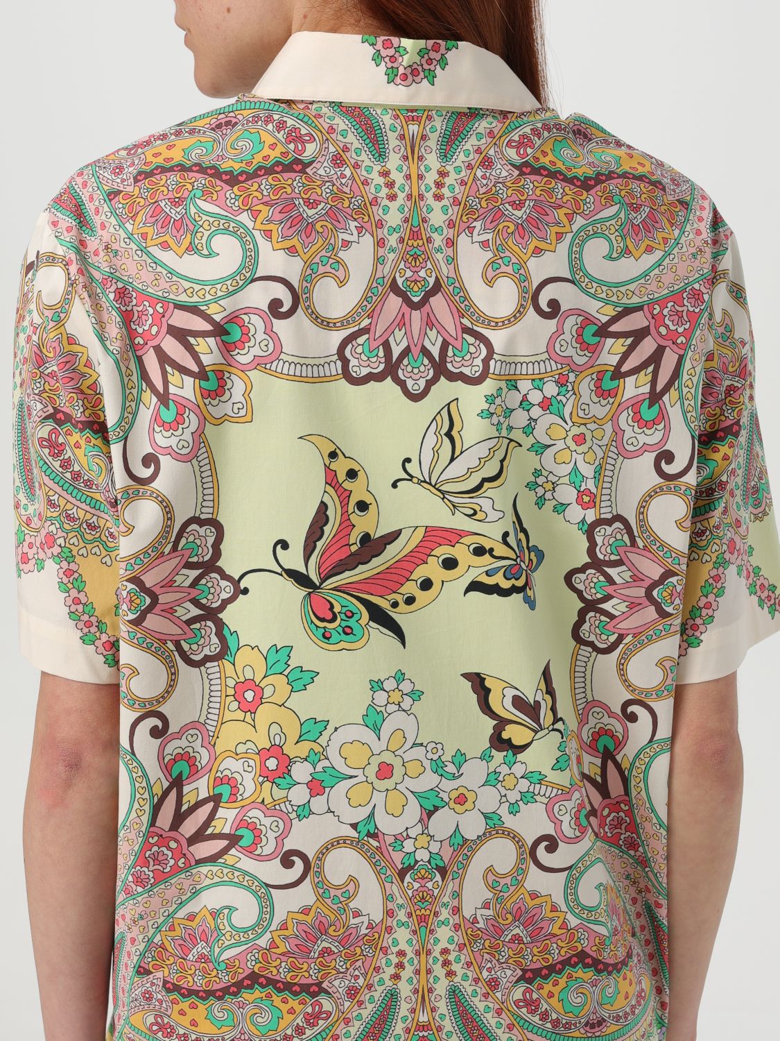 Floral-print shirt - White