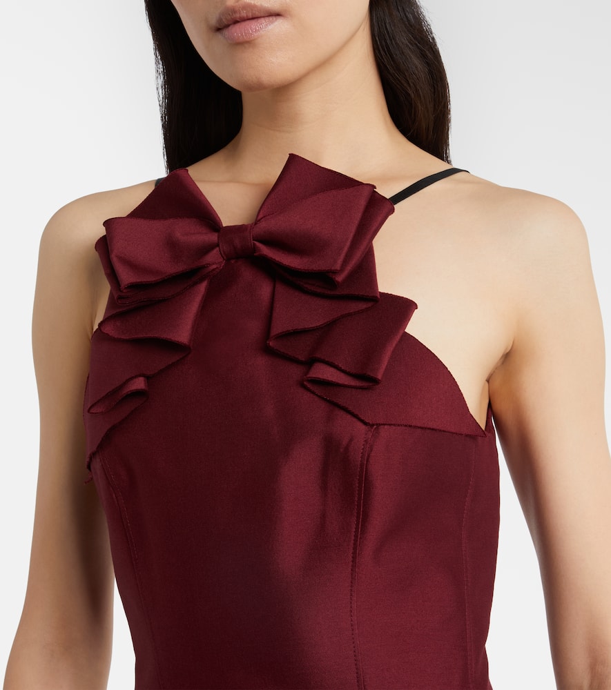 Bow-detail minidress