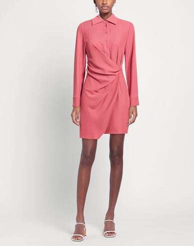 Woman Mini dress Antique rose Size 6 Polyester, Elastane