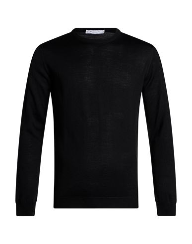 Man Sweater Black Size M Wool, Acrylic