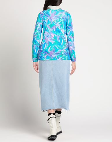 Woman Cardigan Azure Size 12 Viscose, Polyamide