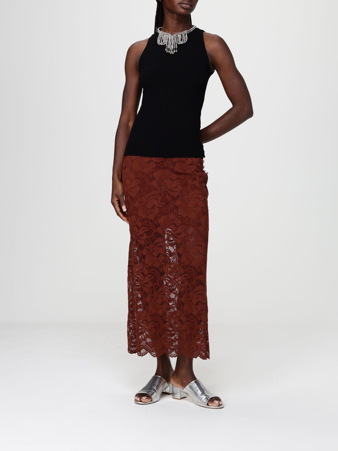 Top Woman color Black
