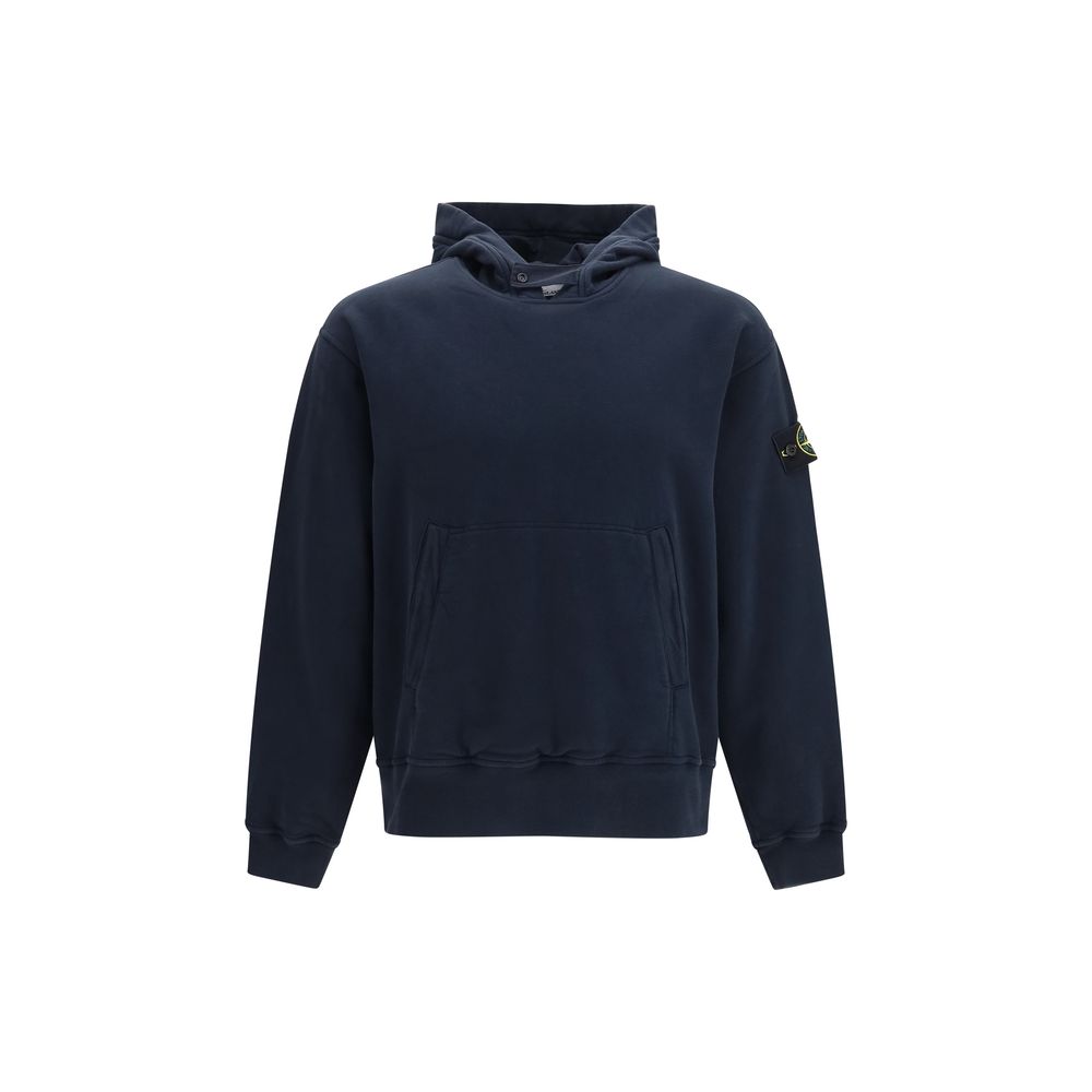 Cotton Hoodie — Navy