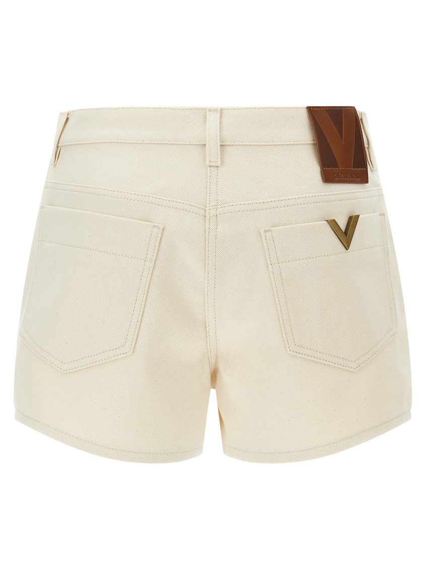 Beige VGold Shorts