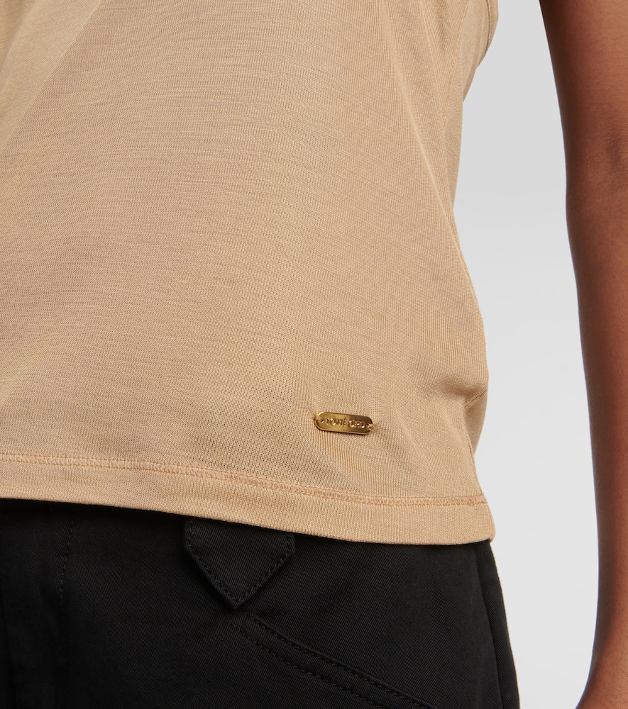 Tom Ford Micro-Rib silk jersey tank top