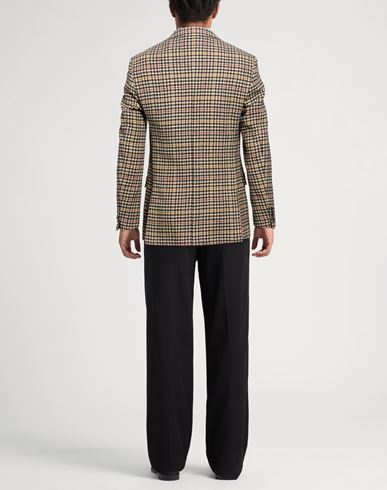 Man Blazer Cream Size 38 Virgin Wool