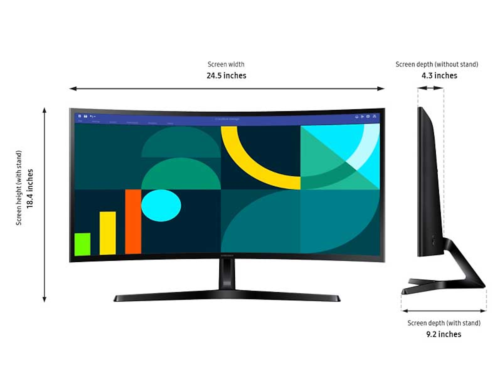 27" S3 (S36GD) FHD 100Hz Curved Monitor(LS27D368GANXZA)