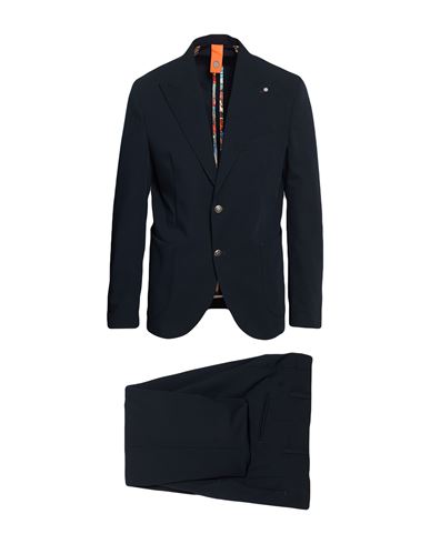 Man Suit Midnight blue Size 40 Polyester, Viscose, Elastane