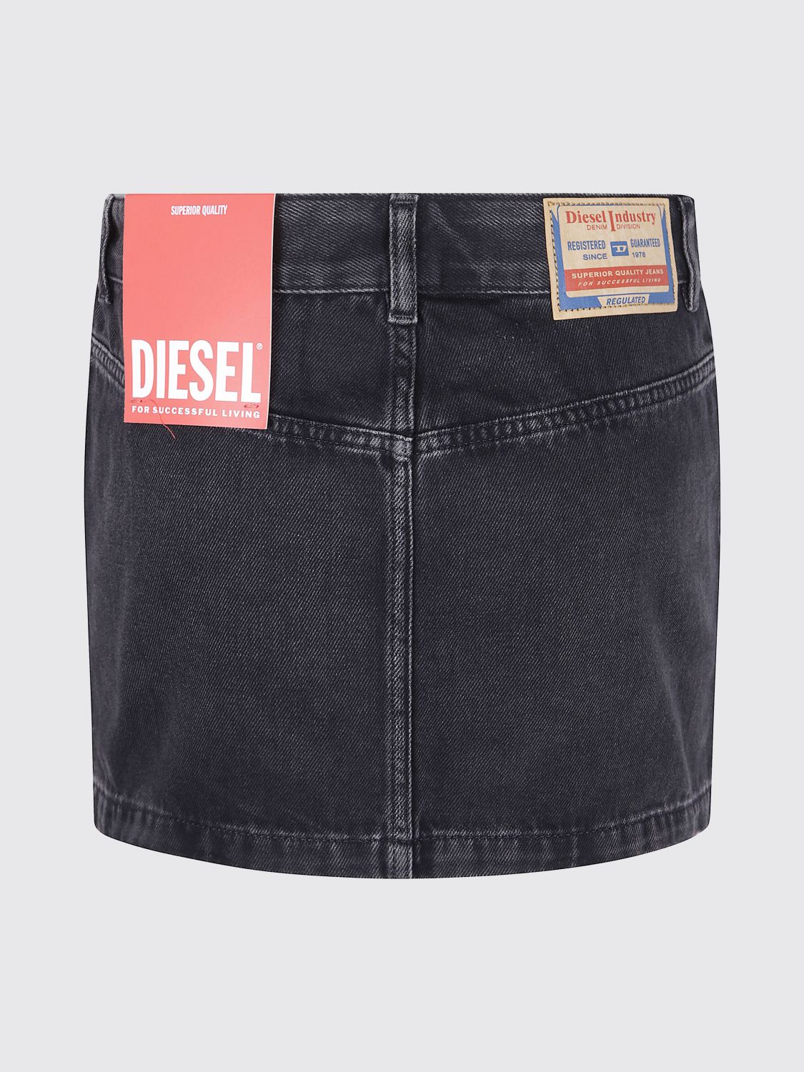 De-Ron denim miniskirt - Black