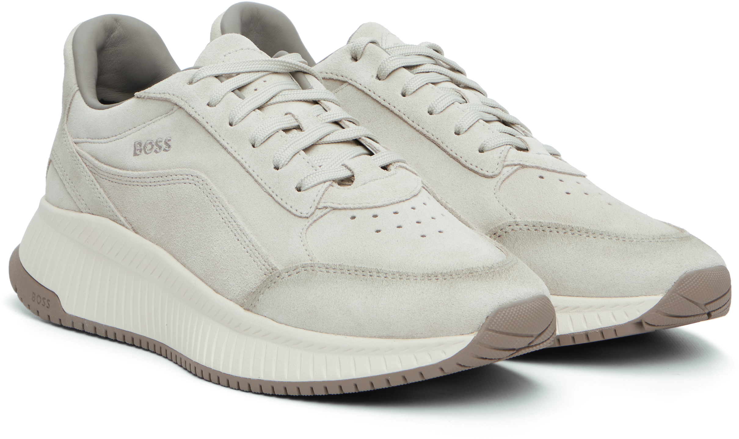 Beige TTNM Suede Sneakers