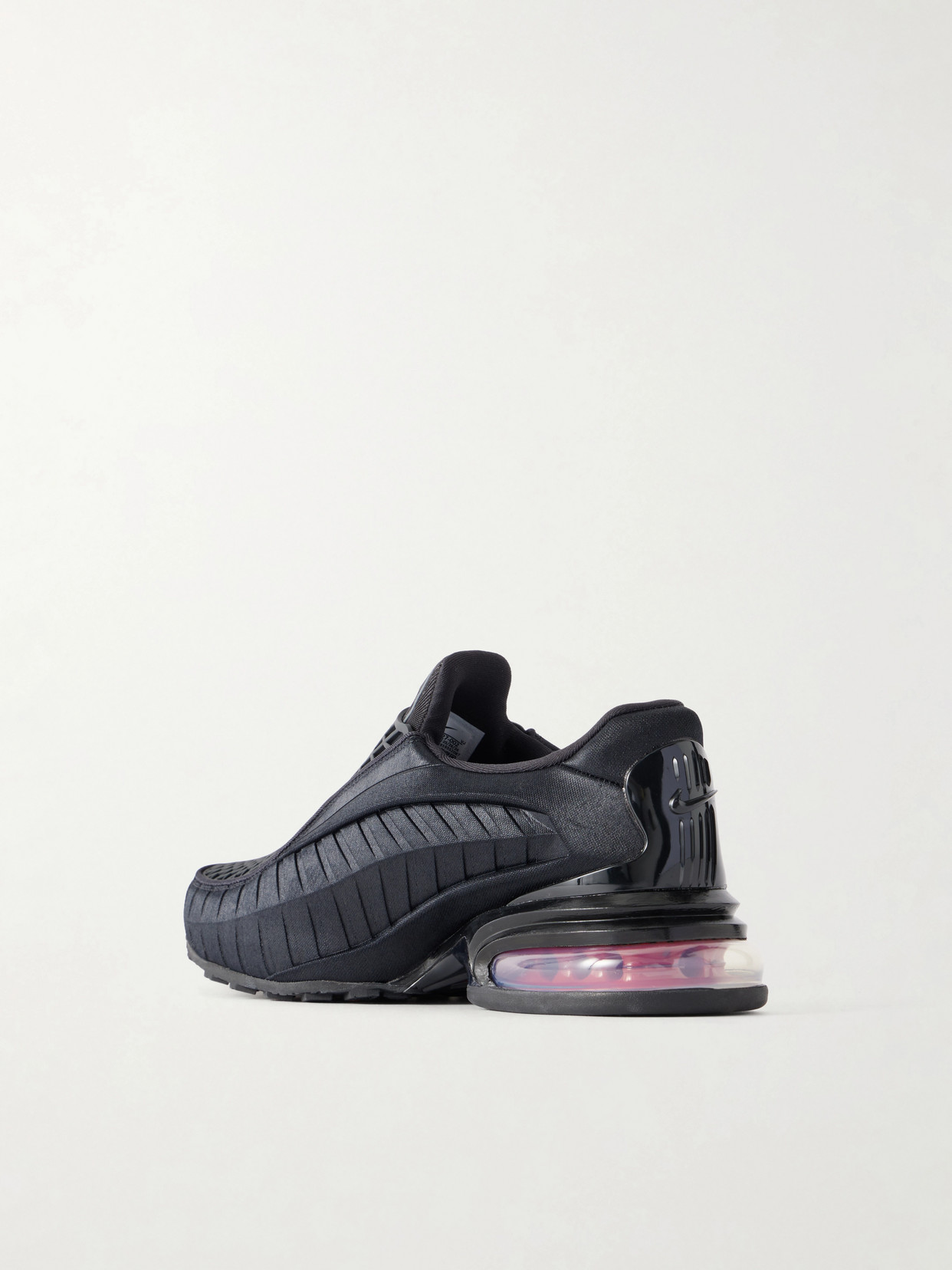 Air Max Dolce Rubber-trimmed Mesh Slip-on Sneakers - Black