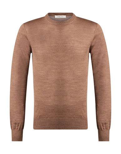 L. b.m. 1911 Man Sweater Camel Size 40 Virgin Wool