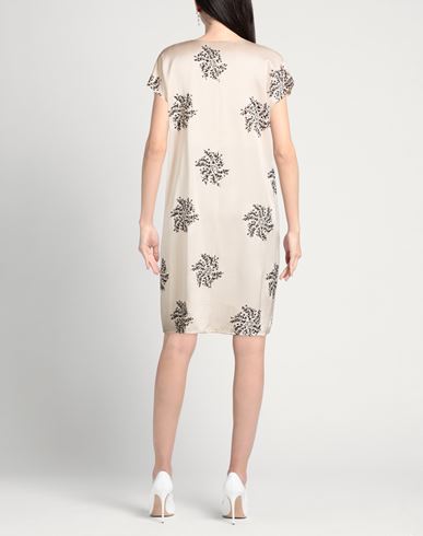 Woman Midi dress Cream Size 10 Viscose