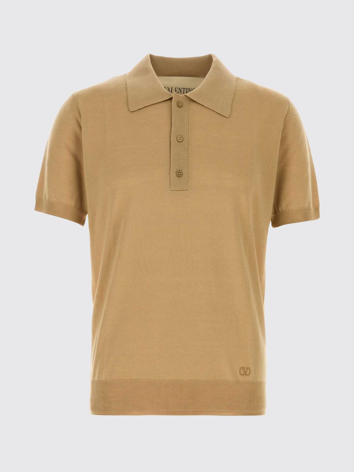 Polo Shirt Men color Beige