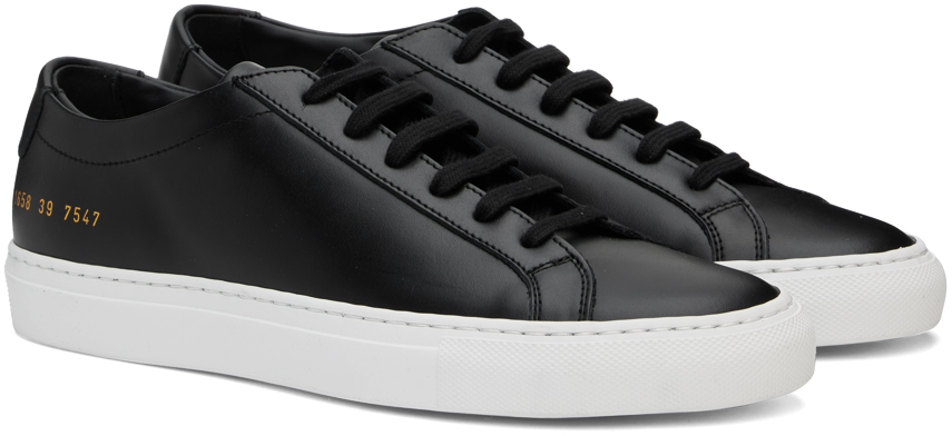 Common Projects Black Achilles Low Sneakers