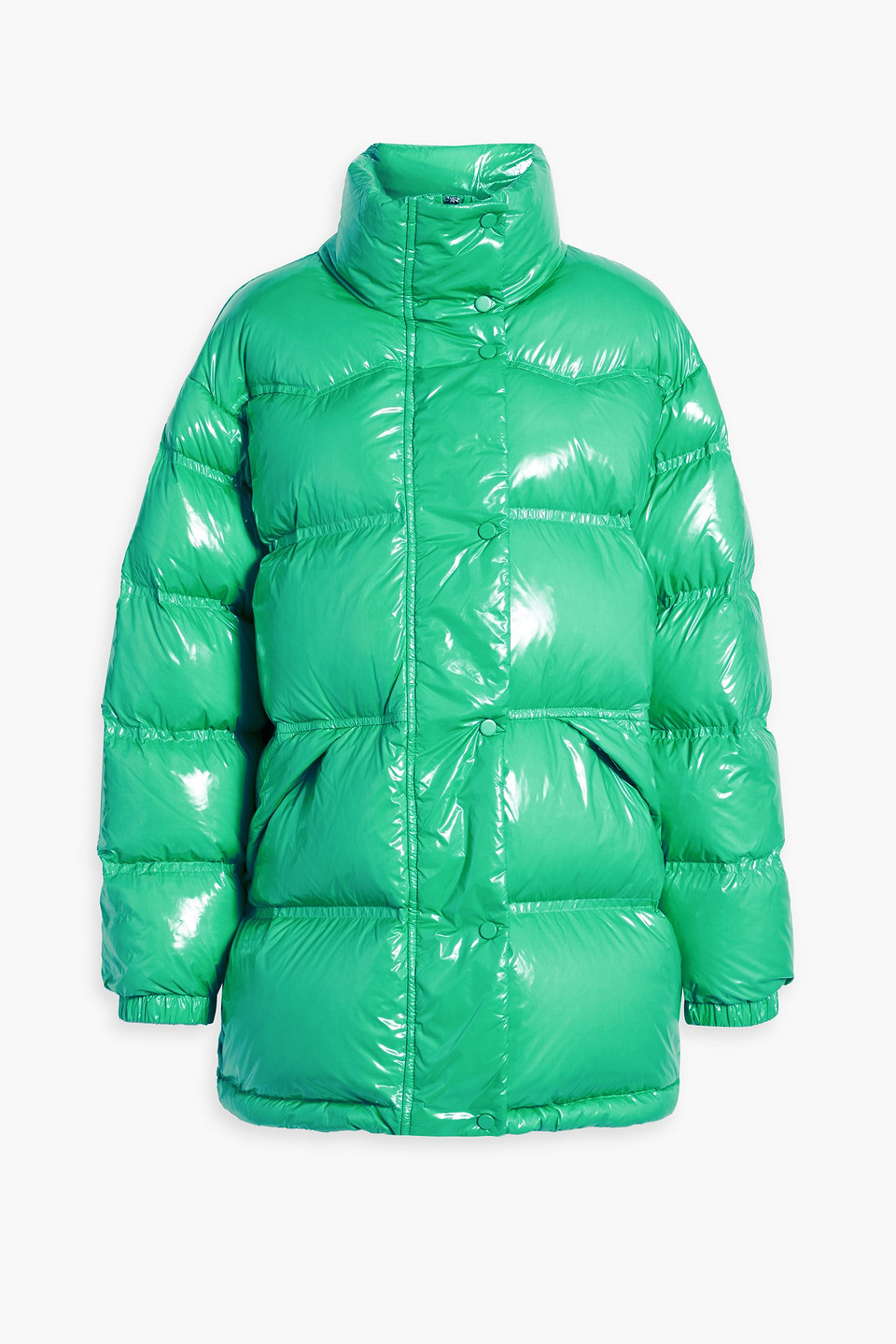 Lori quilted vinyl down jacket