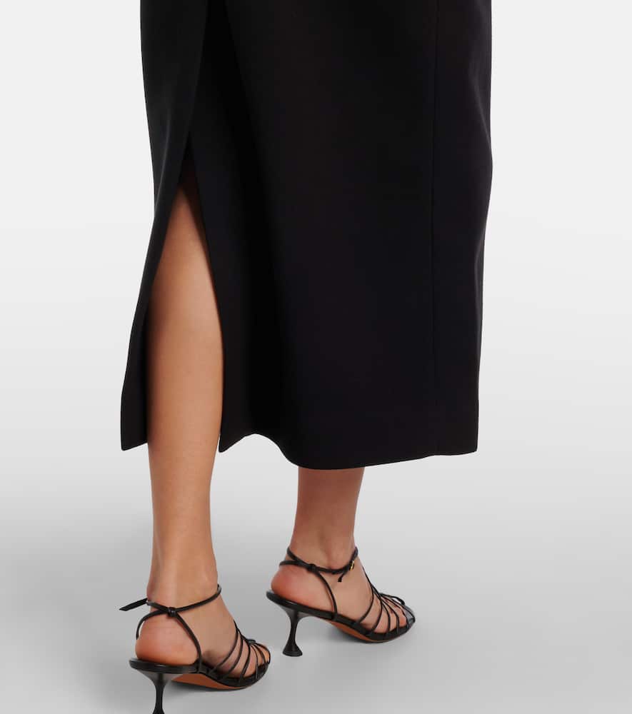 Mariam scuba midi dress
