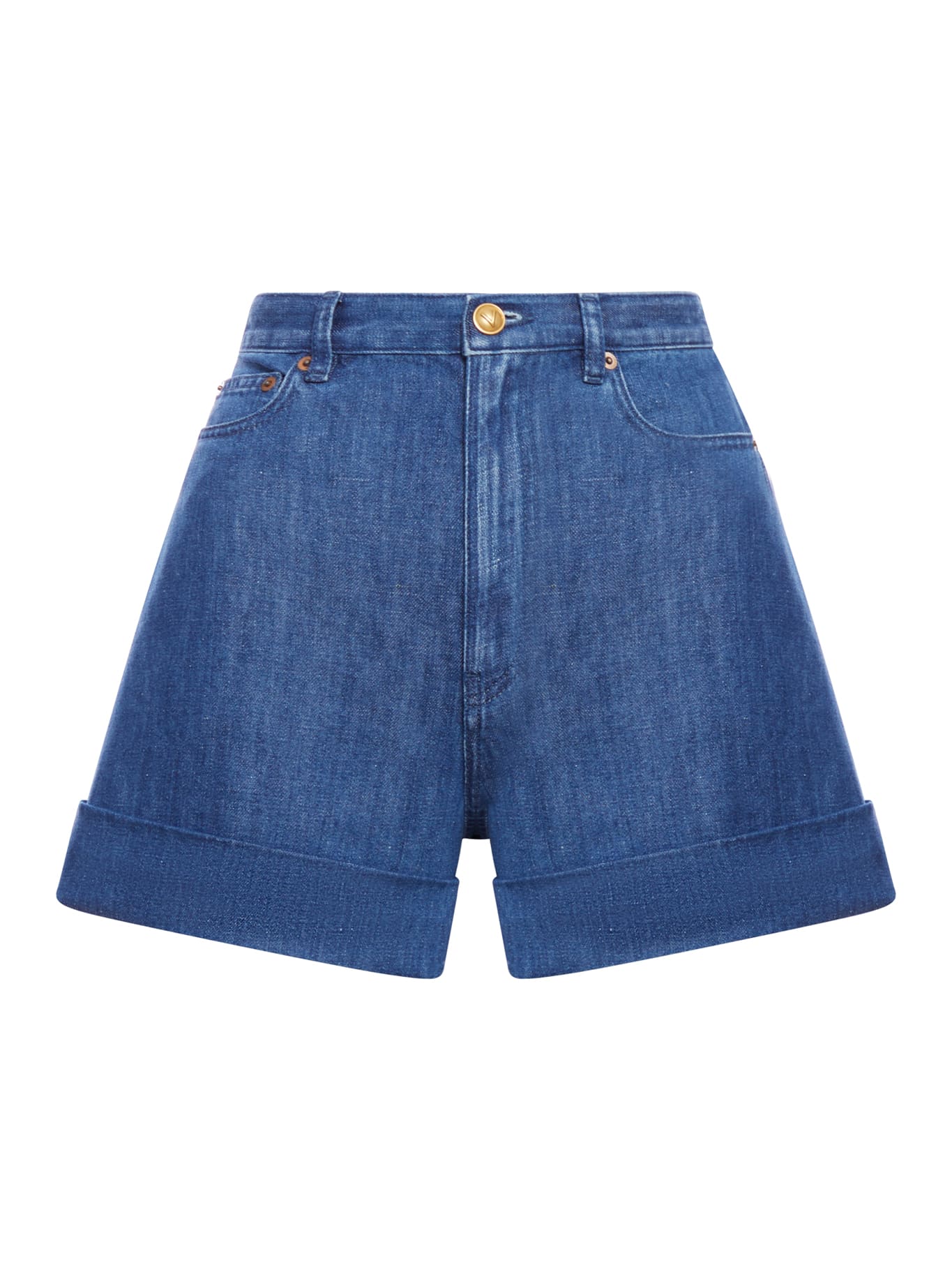 Denim Waisted Shorts