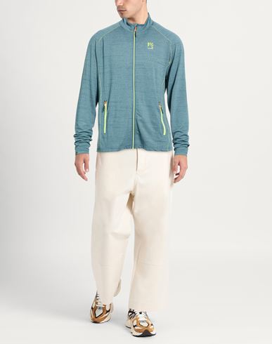 Man Sweatshirt Deep teal Size S Polyester, Elastane