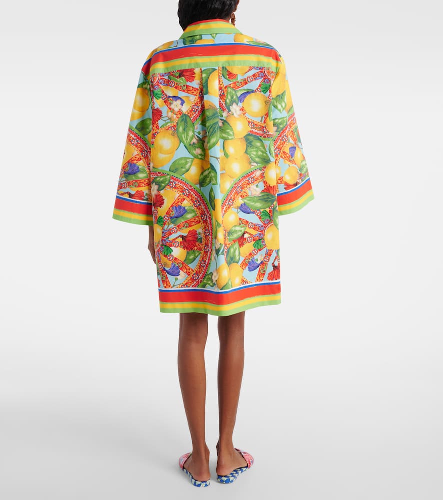 Oversized printed shirt