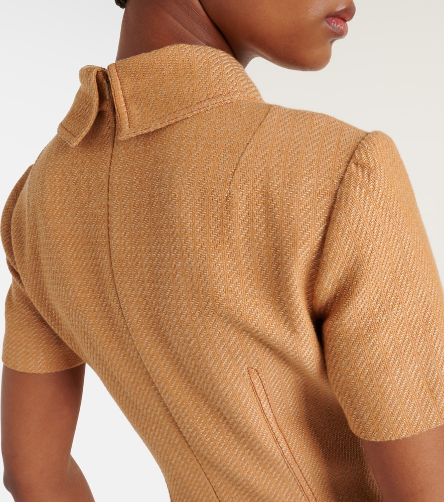 Jody cotton and linen blend dress