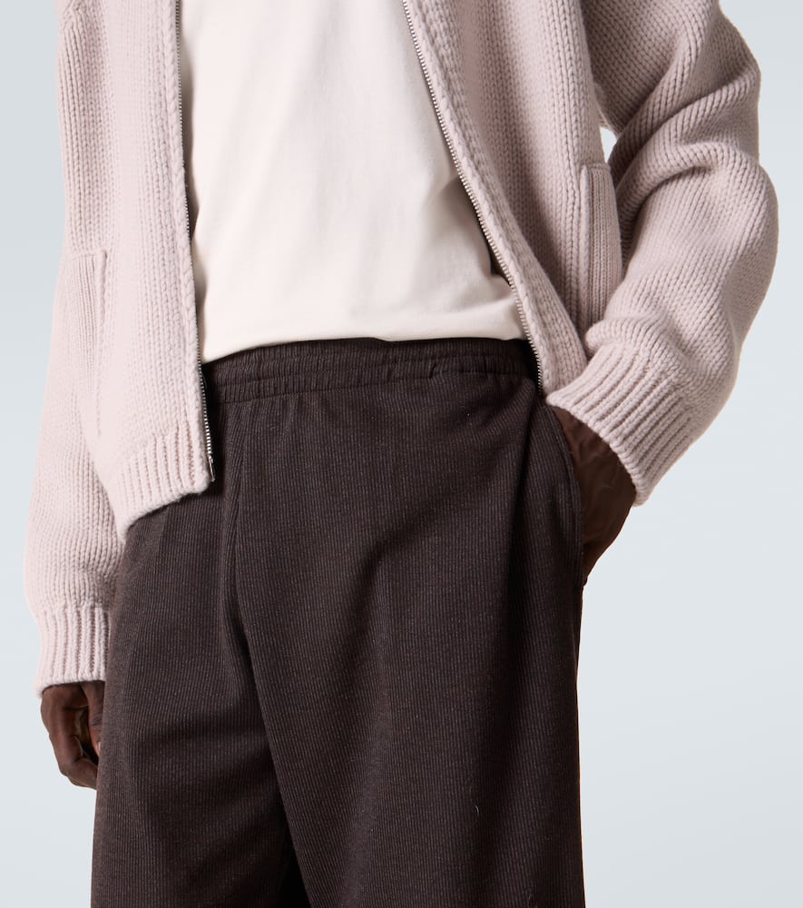 Breeze cotton and wool-blend sweatpants